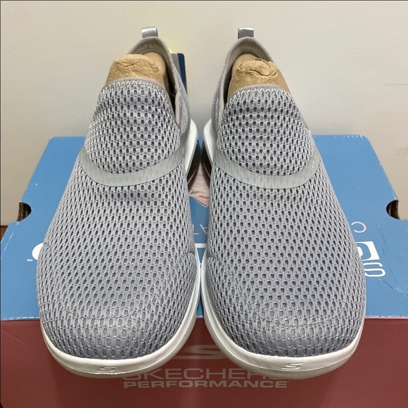 Skechers GOwalk Air Twirl White Sneakers - Picture 2 of 9